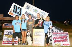 Sheldon Haudenschild wins Waynesfield speedweek 6/21/15