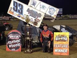 Sheldon Haudenschild wins 2nd Speedweek victory at Wayne County Speedway 6/22/15
