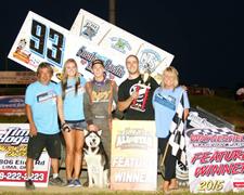 Sheldon Haudenschild wins Waynesfield speedweek 6/21/15