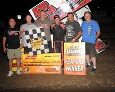 Shaffer wins thriller for $10,000 at Fremont All Star event