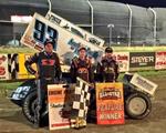 Haudenschild and Stroup  take checkers at Attica Raceway