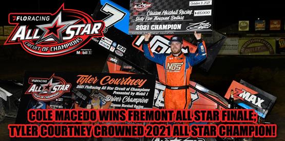 Cole Macedo scores Fremont All Star finale for $10,000; Tyler Courtney crowned 2021 All Star champion