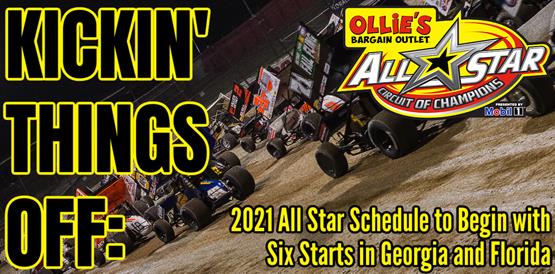 2021 All Star campaign to begin with six-race swing through Georgia and Florida