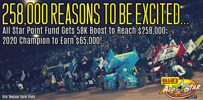 2020 All Star point fund increases to $2...